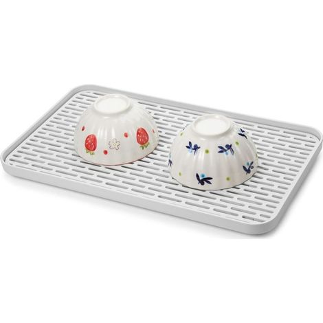 Égouttoir à Vaisselle à 2 étages - Plateau à thé pour Tasse et Fruits (1/4)