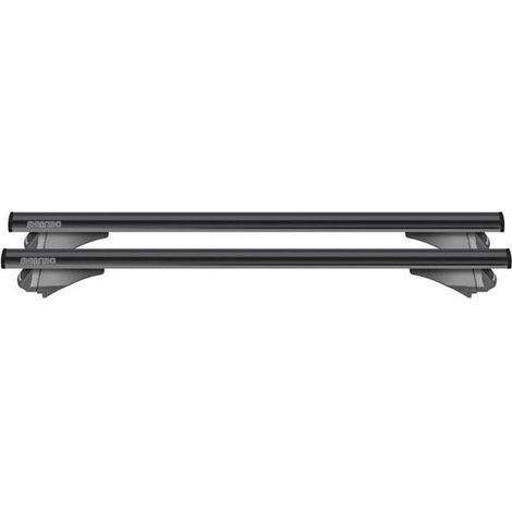Barras de techo MENABO - Peugeot 308 Station Wagon 2014+ - Aluminio Negro - 1350 mm