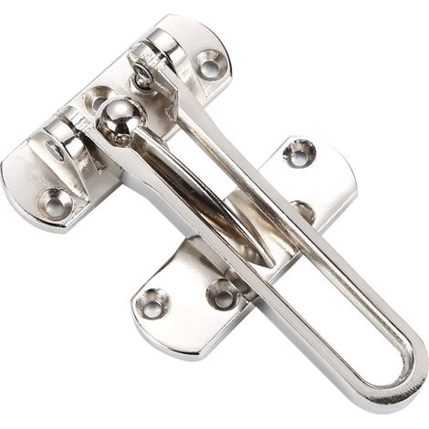 Filiyano – kit – Serrure de sécurité pour porte d'entrée, serrure en alliage de zinc pour maison, chambre, hôtel, antivol, argentée avec kit, argentée (1/2)