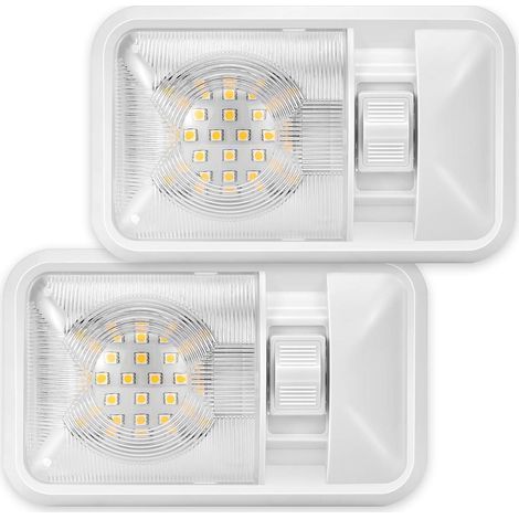 Plafonnier LED 12V pour camping-car, 800 lm, éclairage intérieur pour camping-car
