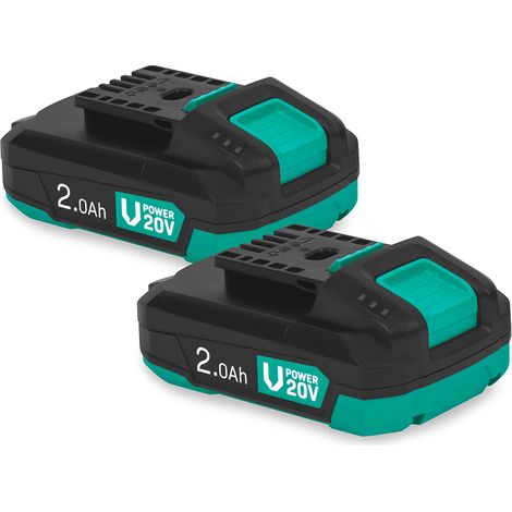 VONROC Batterie 20V – 2.0Ah  Pack Duo