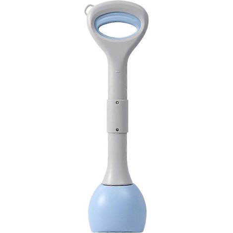 Ramasse-crottes pour chiens - Ramasse-crottes pour chiens de taille moyenne avec poignée ergonomique - Outil de nettoyage des déjections animales en extérieur (bleu) (1/5)
