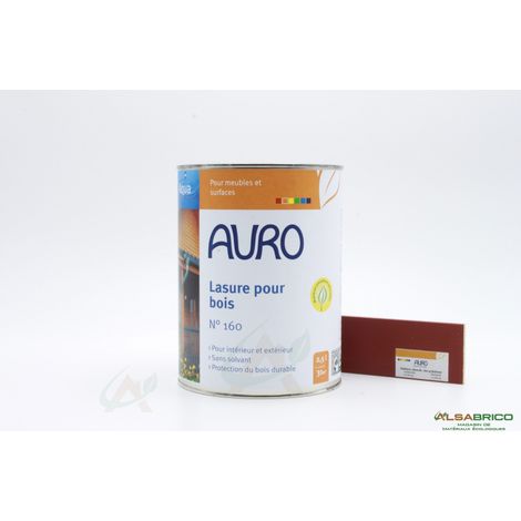 Lasure pour bois n°160 AURO, Rouge Perse -