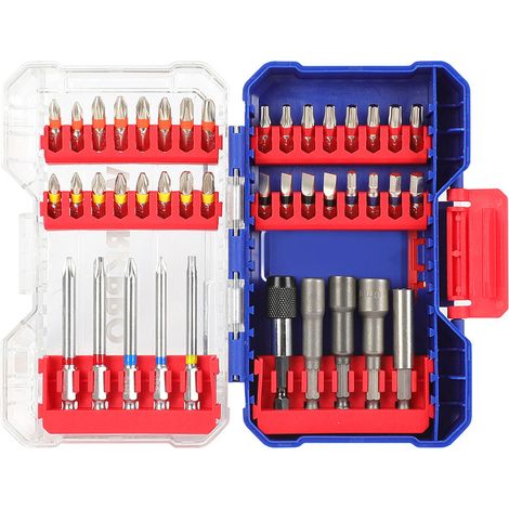 Lot de 43 embouts et douilles de tournevis WORKPRO® (1/2)