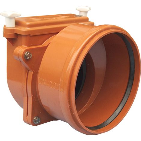 Vanne anti-inondation DN200 avec clapet en acier inoxydable, seulement manchon d'accouplement