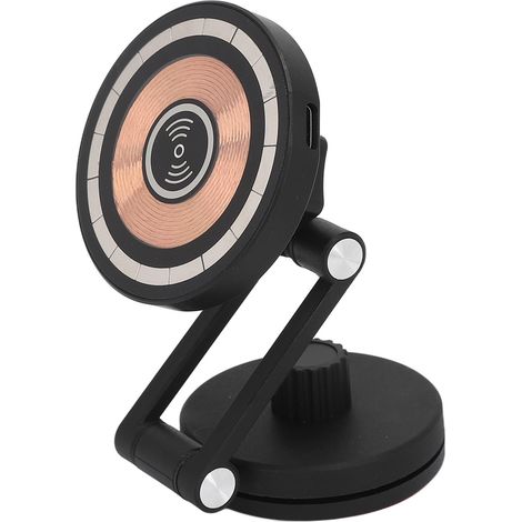 Support Magnétique Téléphone Voiture Charge Sans Fil Aimant Puissant Fixation Universelle Support Smartphone Véhicule (1/5)