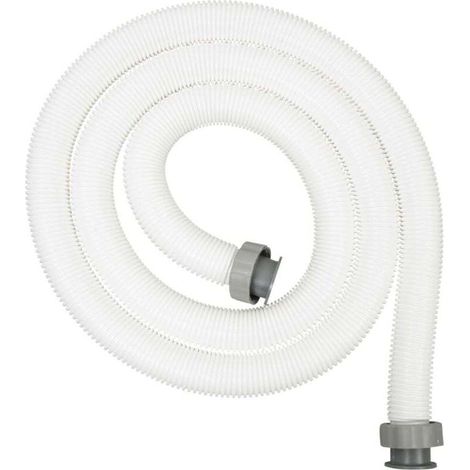 tuyau D 38 L 3,0 m + connecteurs filetés Blanc (1/4)