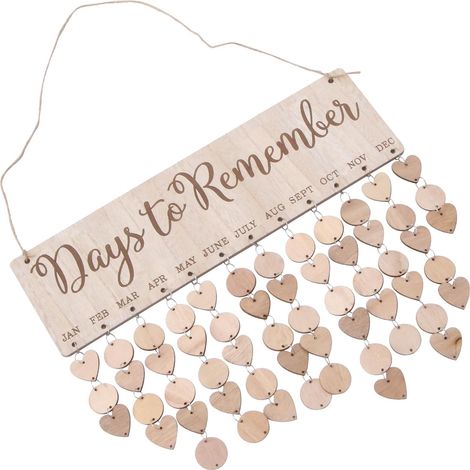 suspendu en bois MDF avec 1 panneau 50 cartes rondes et 50 (1/5)