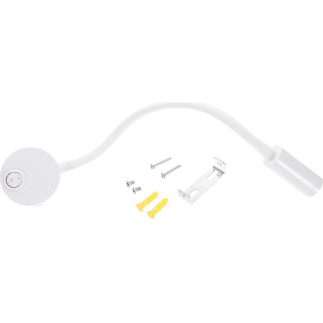 BESTYASH Lampe de Lecture à Pince Blanche 3w LED Angle Réglable (1/5)