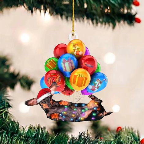 Ornement De Noël - Décoration Arbre De Noël En Verre Soufflé - Pour Intérieur Extérieur Cheminée Fenêtre Voiture - Lot De 1 Pièce (1/2)
