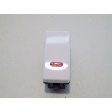 Interrupteur va et vient a temoin etroit blanc SIMON 27202-64