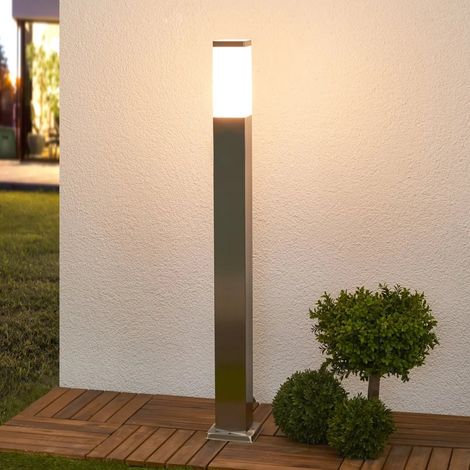 [NEUWERTIG] B-Ware Lindby Lorian Pollerleuchte Wegeleuchte Gartenleuchte Gartenlampe Edelstahl E27