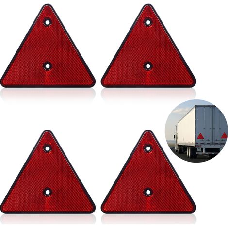 4pcs trailer triangle reflection warning signs -15 15 (1/5)