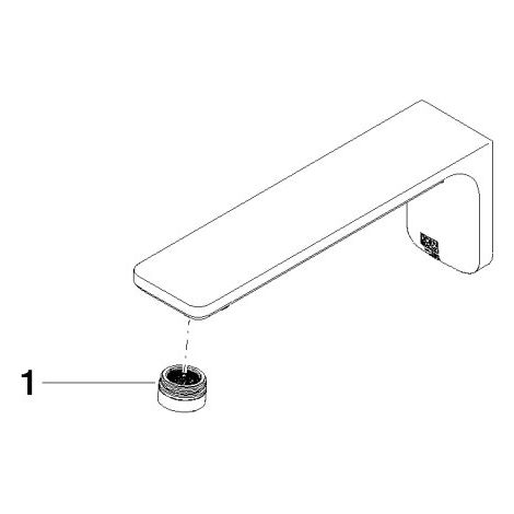 Dornbracht 90118402100-00 bec de remplacement pièces détachées