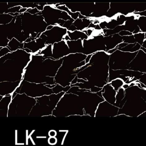 TrAdE Shop Traesio - Pannello Adesivo Effetto Marmo Nero Con Venature Bianche 120x300cm Per Pareti Paraschizzi -