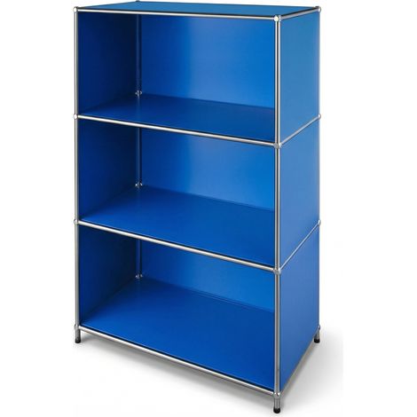 Metallregal Concept Epure MK-101 4 Ablagen Standregal Blau (1/3)