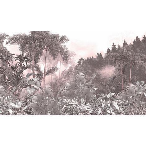 Papier peint panoramique - Forêt Tropicale - 130 cm x 75 cm (1/2)