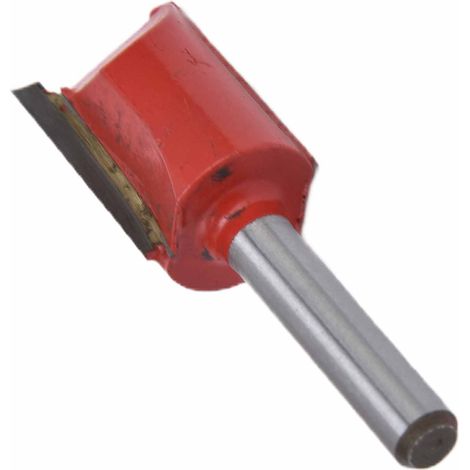 Fraise droite allongée à 2 dents en acier allié pour le fraisage et le rainurage, outils CNC pour le travail du bois, queue de 1/4 po (17 mm)