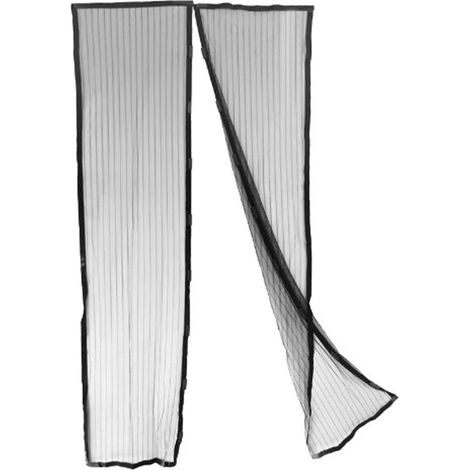 Moustiquaire magnétique Rideau 205 x 95 cm pour portes fenêtres anti-moustiques (1/5)