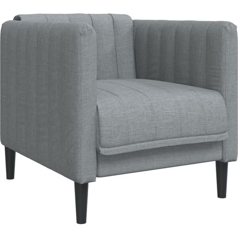 Fauteuil de Salon,Chaise,Fauteuil gris clair tissu CFW690638 (1/5)