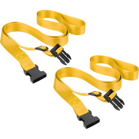 Sangle de bagage réglable avec cadenas à code, ceinture de rangement, sangle de sécurité pour bagages, jaune p (1/5)