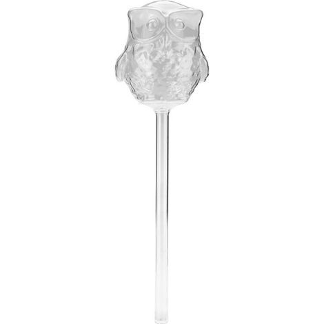 Arrosoir equipement d'irrigation Automatique Distributeur de Fleurs pour Fleurs en Verre Clair Forme de la Chouette des Ampoules d'irrigation automatiques de Plantes (1/5)