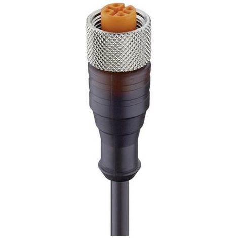 Connecteur confectionné pour capteurs/actionneurs M12 Lumberg Automation RKT 4-225/2 M 11355-1 femelle, droit 2.00 m No (1/2)