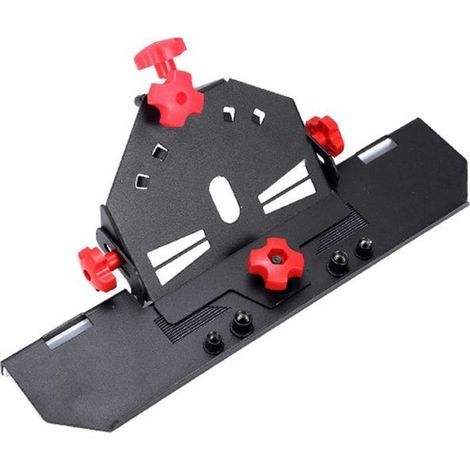 Support de meuleuse d'angle multifonctionnel avec vis de fixation pour chanfrein à 45° - Guide de coupe pour carrelage en céramique - Outil utilitaire (1/5)