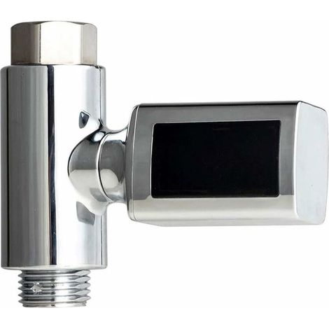 Thermomètre à tête de Douche LED Affichage numérique Bain à Eau Rapide Température Température Rotary Visual pour Le Moniteur de Douche de Robinet (1/5)
