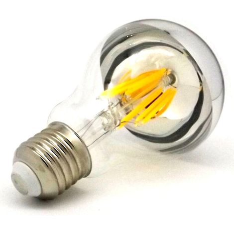 Lampadina Decorativa Led Standard E27 8w 3000k con specchio