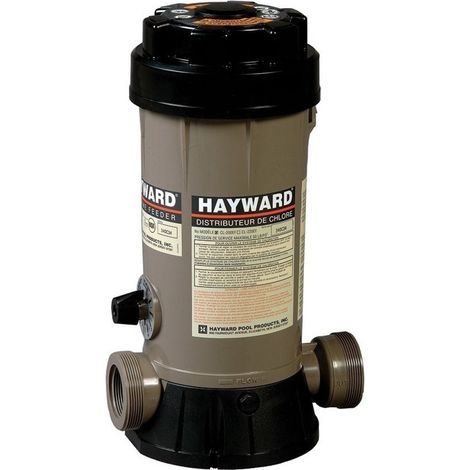Hayward – Distributeur automatique de chlore 4 kg – CL0200EURO – Cuve en ABS, vanne de réglage, sécurité accrue, couvercle Easy-Lock™