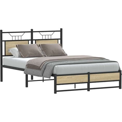 Maison Exclusive - Estructura de cama sin colchón madera roble So (1/5)