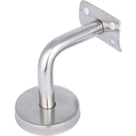 4 Pièces Acier Inoxydable Supports de Main Courante pour Fixation Murale Supports de Rail d'escalier pour Rampe Escalier Support M (1/4)