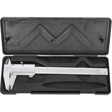 Pair - Pied à coulisse en acier au carbone 0-150 mm – Précision 0,02 mm – Échelle laser pour mesures intérieures/extérieures – Outil professionnel (1/5)