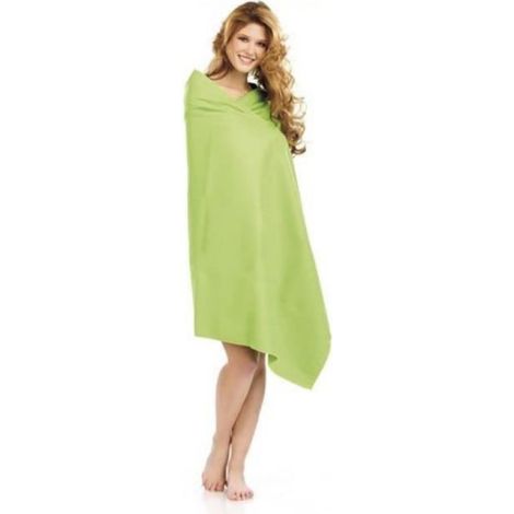 Drap de bain - - 180 x 90 cm - Microfibre - Vert - Ultra absorbant (1/2)