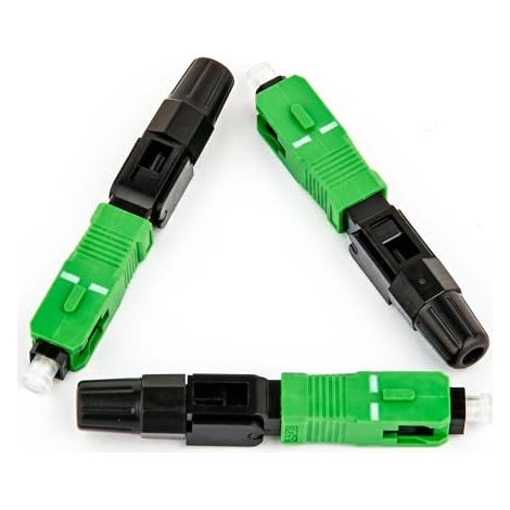 FTTH Connecteurs de fibre optique, connecteur optique SC APC type Flip, connecteur rapide à froid de niveau télécommunications pour réseau CATV, 10 unités (1/4)