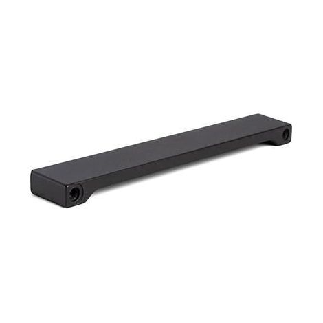 tirador de barra recta tovik. zamak. tirador para mueble. 2 puntos de fijación acabado negro largo 137 (1/2)