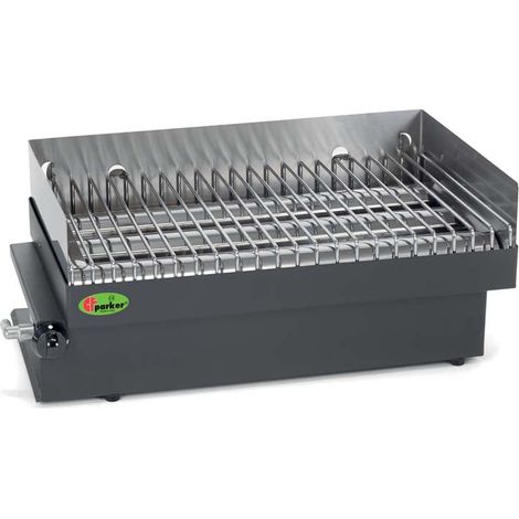 CFParker Barbecue Cottura Radiante Grill Gas Smaltato Nero Made in Italy 4 Kw - Sole Nero (1/3)