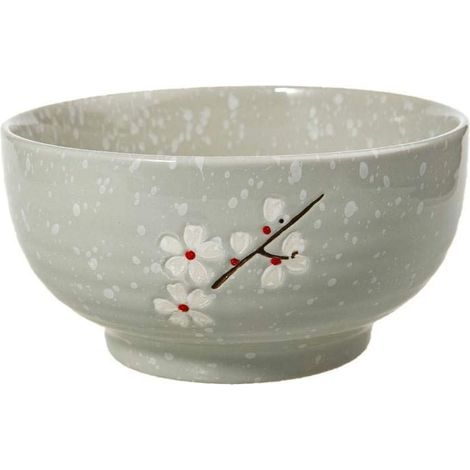 Grand Bol à Ramen Japonais-⌀ 16,5cm-1000 Ml-Fleurs de Cerisier (1/3)