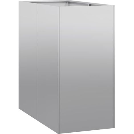 vidaXL Fioriera 40x80x80 cm in Acciaio Zincato (1/5)