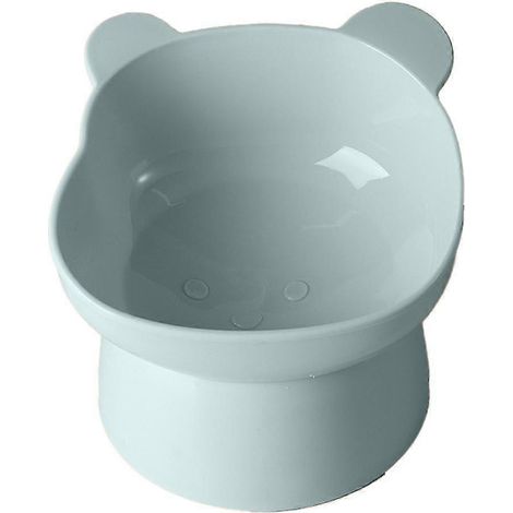 Cuencos elevados de cerámica para gatos, cuenco elevado para comida y agua para gatos, inclinado para mascotas. (1/5)