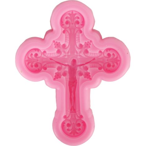 Moule en silicone pour chocolat, 10 pièces, style croix, qualité alimentaire, démoulage facile, usage polyvalent pour gâteaux, muffins et pâtisserie DIY (1/5)