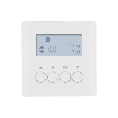 Hager Jalousienprogrammierer weiß polar mit LCD-Bildschirm (1/2)