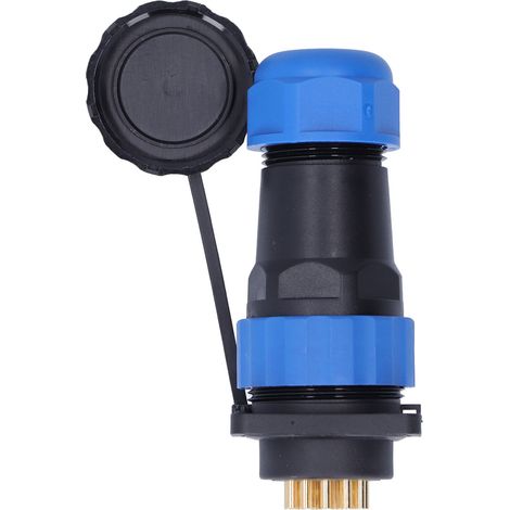Connecteur d'alimentation étanche IP68, mâle/femelle, carré, 4 trous, prise aviation, 380 V, 10 A, SP2816 broches