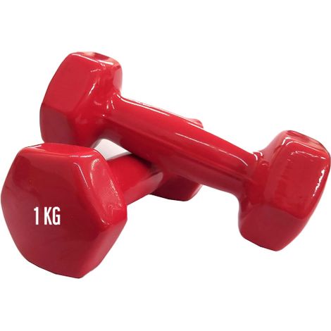 COPPIA Pesi MANUBRI Palestra 1 kg FITNESS Allenamento Esercizi Casa Set 2 PEZZI COPPIA 1 KG= 2 KG TOTALI (1/4)