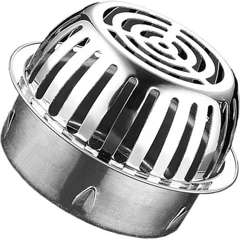 Grille de caniveau en acier 7 , 5 cm diamètre , filtre anti-obstruction , protection contre les obst