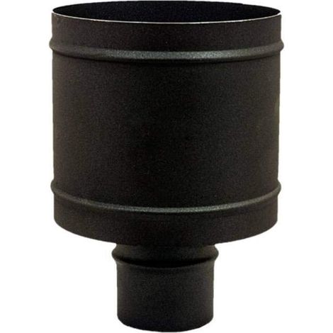 Terminal de Chapeau Anti-Vent en Fût Diamètre 100 Fumée 4 Vents pour Poêle à Pellet, Tuyau de Cheminée, Cuisine, Barbecue, Cheminée (1/5)