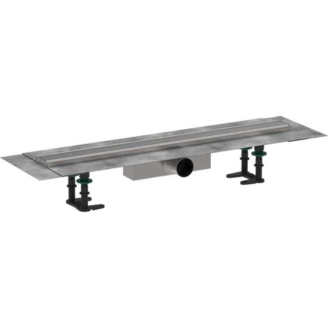 Hansgrohe – Caniveau de douche 70 cm en acier inoxydable V2A – Débit jusqu'à 37 l/min – Siphon liquide DN50 – 56176800