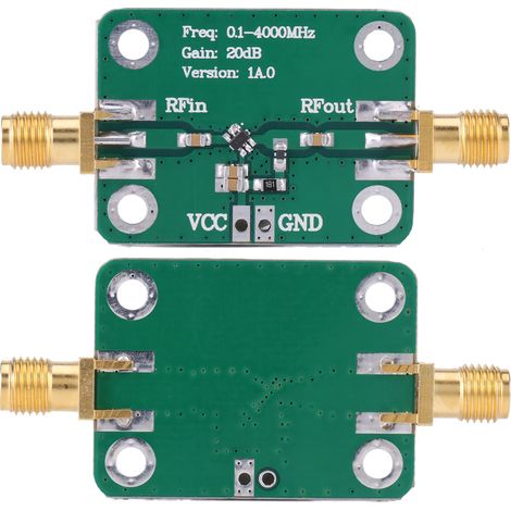 Amplificateur RF micro-ondes 0,1-4000 MHz, gain 20 dB (1/5)