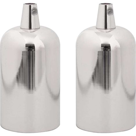 Douilles de lampe 2 pcs nickel satiné E27 CFW73638 (1/5)